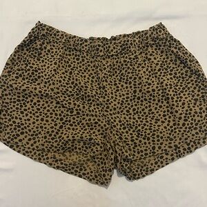 Leopard Print Women's Shorts